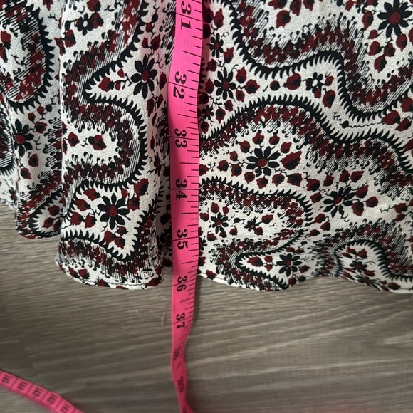 A.L.C. Multicolor Randi Floral Silk Calico Prairie Paisley Mini Dress 10 - Picture 11 of 11